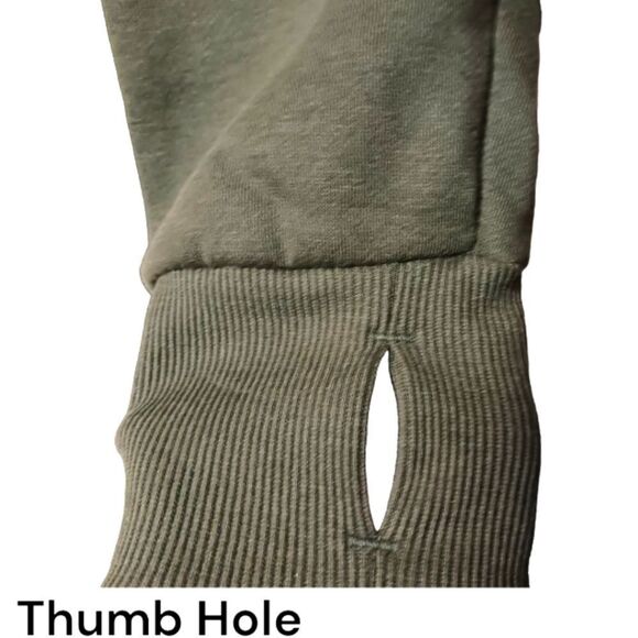 BEBE SPORT Plus Size Women's Forest Green Solid Stripe Logo Hoodie NWT - Picture 7 of 14